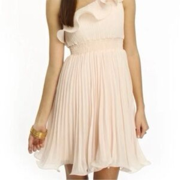 American Rag Dresses & Skirts - American Rag One Shoulder Dress in Light Pink